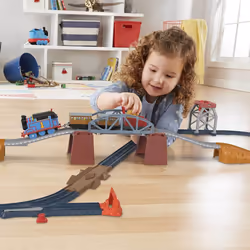 Fisher-Price Thomas & Friends Bridge Lift Thomas & Skiff Toy Train Set With Motorized Engine & Boat - Additional view 8
