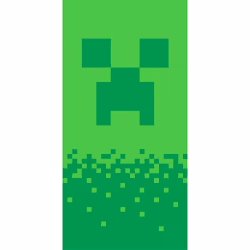 Minecraft Creeper Bath Beach Pool Towel 140 x 70 cm 100% COTTON