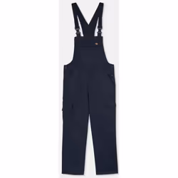 Dickies Everyday Bib and Brace Polyester Men's Blue Work Overall - Blue, L