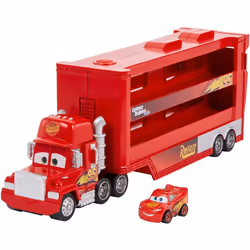 Disney and Pixar Cars Mack Minis Transporter With 1 Metal Mini Racer