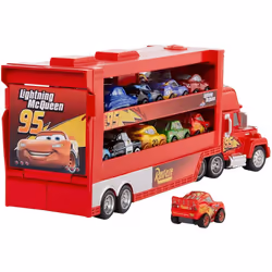 Disney and Pixar Cars Mack Minis Transporter With 1 Metal Mini Racer