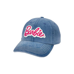 Barbie 870771 Barbie Logo Snapback Denim Hat, Blue