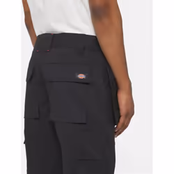 Dickies Multi Pocket Utility Polyester Men's Black Work Trousers - Black, 34