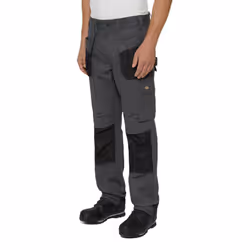 Dickies Multi Pocket Utility Polyester Men's Grey Work Trousers - Not Specified, 40"