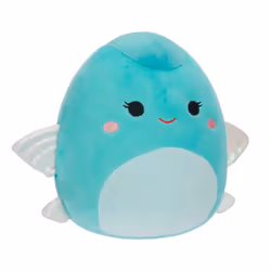 Squishmallows Bette the Light Teal Flying Fish 7.5" Plush Soft Toy