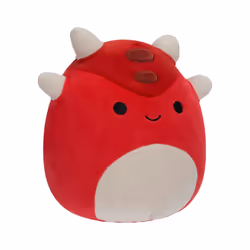 Squishmallows Sergio the Red Armored Dino Ankylosaurus 7.5" Plush Soft Toy