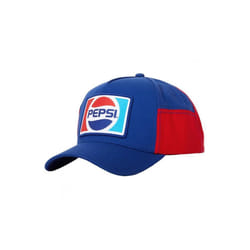 Pepsi 874221 90s Logo Two Tone Trucker Hat, Blue & Red