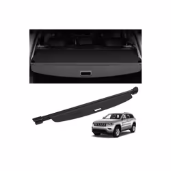 Vevor YCKSSSHCGYCK7IFY2V0 Retractable Cargo Cover for 2022-2024 Jeep Grand Cherokee 2 Row, Black