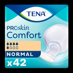 TENA Proskin Comfort Normal - 1 Pack of 42 Incontinence Pads