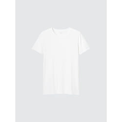 Uniqlo Japan Airism Crew Neck T  shorT Sleeve - 00 WHITE/L