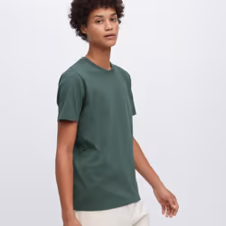 Uniqlo Japan Supima CoTTon Crew Neck T shirT  shorT Sleeve - 00 WHITE/XL