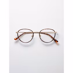 Uniqlo Japan Round Combination Sunglasses - 37 BROWN/ONE SIZE