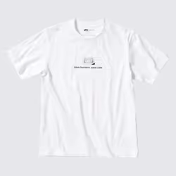 Uniqlo Japan Peace For All Graphic T shirT  shorT Sleeved  Regular fiT  Haruki Murakami - 00 WHITE/M