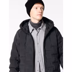 Uniqlo Japan Pufftech Hoodie - 09 BLACK/S
