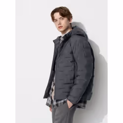 Uniqlo Japan Pufftech Hoodie - 09 BLACK/S