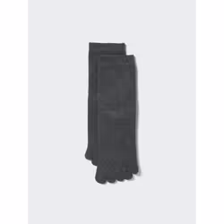 Uniqlo Japan Finger Half Socks - 08 DARK GRAY/2527