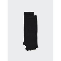 Uniqlo Japan Finger Half Socks - 09 BLACK/2729