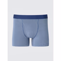 Uniqlo Japan Cotton Boxer Briefs - 67 BLUE/L