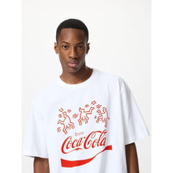 Uniqlo Japan Keith Haring X Coca Cola Ut relaX - 00 WHITE/XL