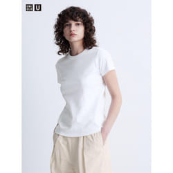Uniqlo Japan Crew Neck T  shorT Sleeve - 00 WHITE/S