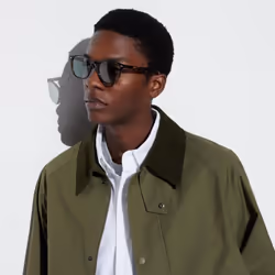 Uniqlo Japan Square Sunglasses - 05 GRAY/ONE SIZE