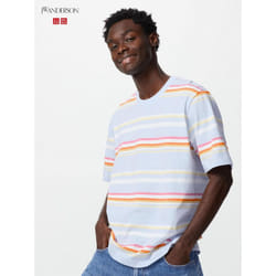 Uniqlo Japan STriped T shirT - 61 BLUE/L