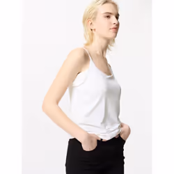 Uniqlo Japan Air Rhythm Acetribra Camisole - 00 WHITE/XS