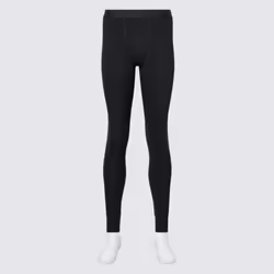 Uniqlo Japan Heattech Cotton Tights  Extremely Warm  Open Front - 09 BLACK/L