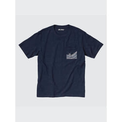 Uniqlo Japan Ukiyo E UT  Graphic T shirT  shorT slEEvE - 69 NAVY/XL