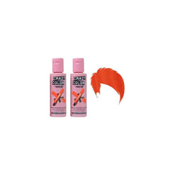 Crazy Color Hair Dye 100ml - Orange x2