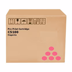 OEM Ricoh Pro C5100 Magenta Toner 828227 to fit printer models: Pro C5100 | Pro C5110Compatible Printers: Lanier Pro C 5110 S ...