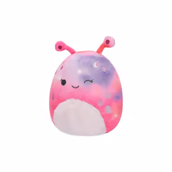 Squishmallows Original 7.5" Loraly - Winking Pink and Purple Alien - Add Loraly to your Squad, Ultrasoft Stuffed Animal Plush Toy,
