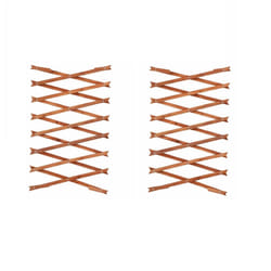 2 Heavy Duty Garden Trellis 1.8M x 0.3M Tan Colour 7mm Plant Support