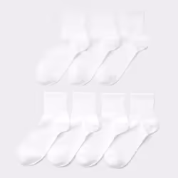 Gu By Uniqlo 7p Ankle Socks - 00 WHITE/2527cm
