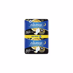 Always - 16x Ultra Sanitary Pads Secure Night Extra with Wings - 1 Piece