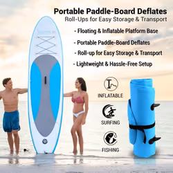 SereneLife Inflatable Stand Up Paddle Board, SUP Board- Paddleboards for Adults & Youth, Paddle Board Accessories,15.25 cm Thick Standup Paddleboardin