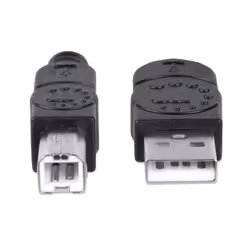 Manhattan USB-A to USB-B Cable, 5m, Male to Male, 480 Mbps (USB 2.0), Equivalent to USB2HAB5M, Hi-Speed USB, Black, Lifetime Warranty, Polybag - Additional view 5