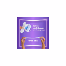 Always Discreet Incontinence Pads Women Long Plus 64 Count, Extra Secure & Discreet