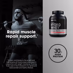 Optimum Nutrition Platinum Hydro Whey, Hydrolysed Whey Protein Isolate Powder with Essential Amino Acids, Glutamine and BCAA, Super Strawberry Flavou