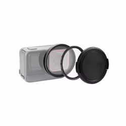 For Insta360 Ace Pro PULUZ 52mm UV Lens Filter Adapter Ring with Lens Cover (Black)