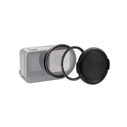 For Insta360 Ace Pro PULUZ 52mm UV Lens Filter Adapter Ring with Lens Cover (Black)
