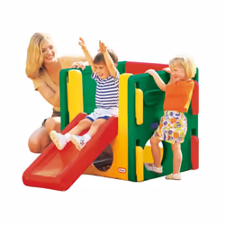 Little Tikes Junior Activity Gym. Climb, Crawl, & Slide, Durable Garden Toy for Kids Indoor or Outdoor Activity. Stable, Kid- ...