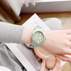 Kids Watch Girls Boys Elementary School Waterproof Watches - Green