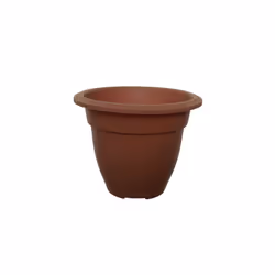 2 Small Terracotta Round Plant Pot 20cm Plastic Bell Planter Pots