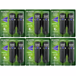 6 x Nicorette QuickMist 1mg/Spray Mouthspray Freshmint 2 x 150 Sprays