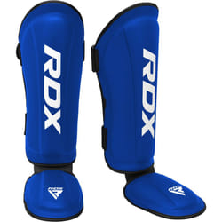 RDX Shin Guards Kickboxing Muay Thai, SATRA SMMAF Approved, Premium Maya Hide Leather, Leg Instep Protection Pads, MMA Martial Arts kicking Sparring T