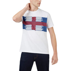 BEN SHERMAN 4882 Mens T Shirts Casual Summer Tee - White, M