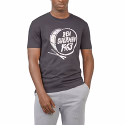 BEN SHERMAN 0308 Mens T Shirts Casual Summer Tee - Black, 2XL