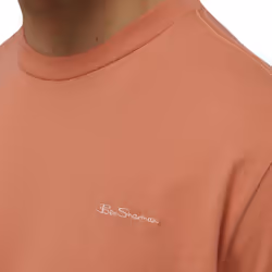 BEN SHERMAN Mens T Shirts Casual Summer Tee - Dark Peach, M