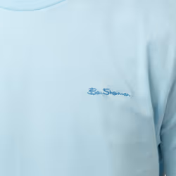 BEN SHERMAN Mens T Shirts Casual Summer Tee - Sky Blue, XL